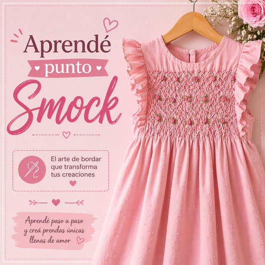 Curso de Bordado Punto Smock desde cero