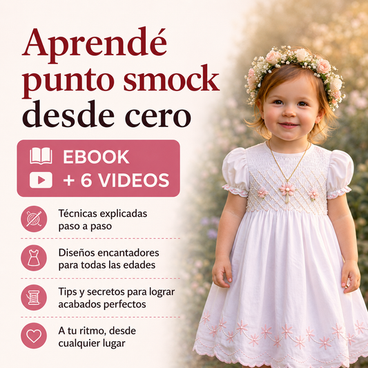 APRENDE DESDE CERO PUNTO SMOCK + 6 VIDEOS